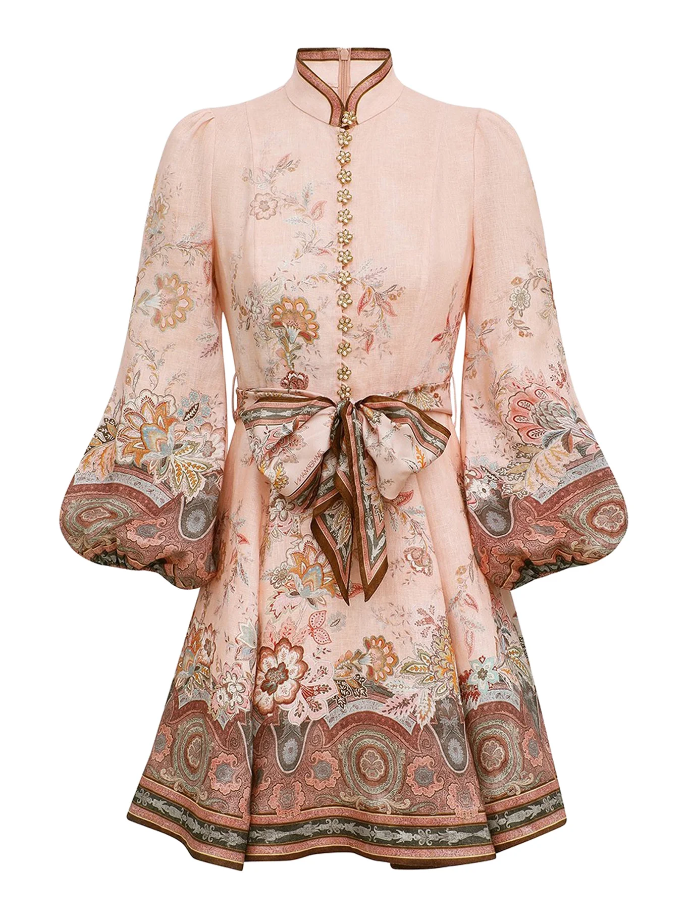 ALCHEMY BUTTON MINI DRESS
