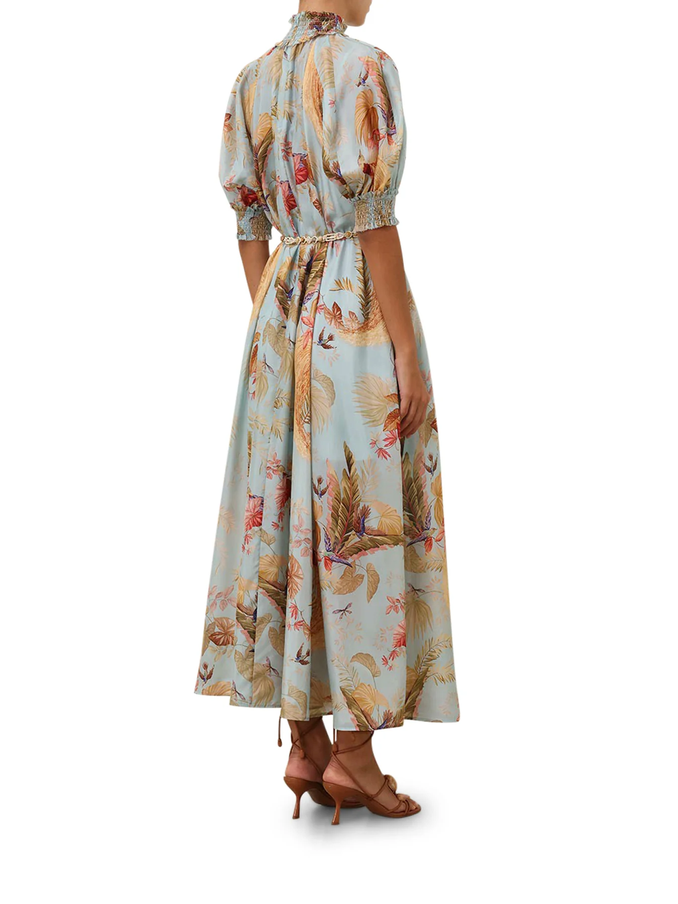 LONG DRESS WITH FLORAL PRINT - Image 3