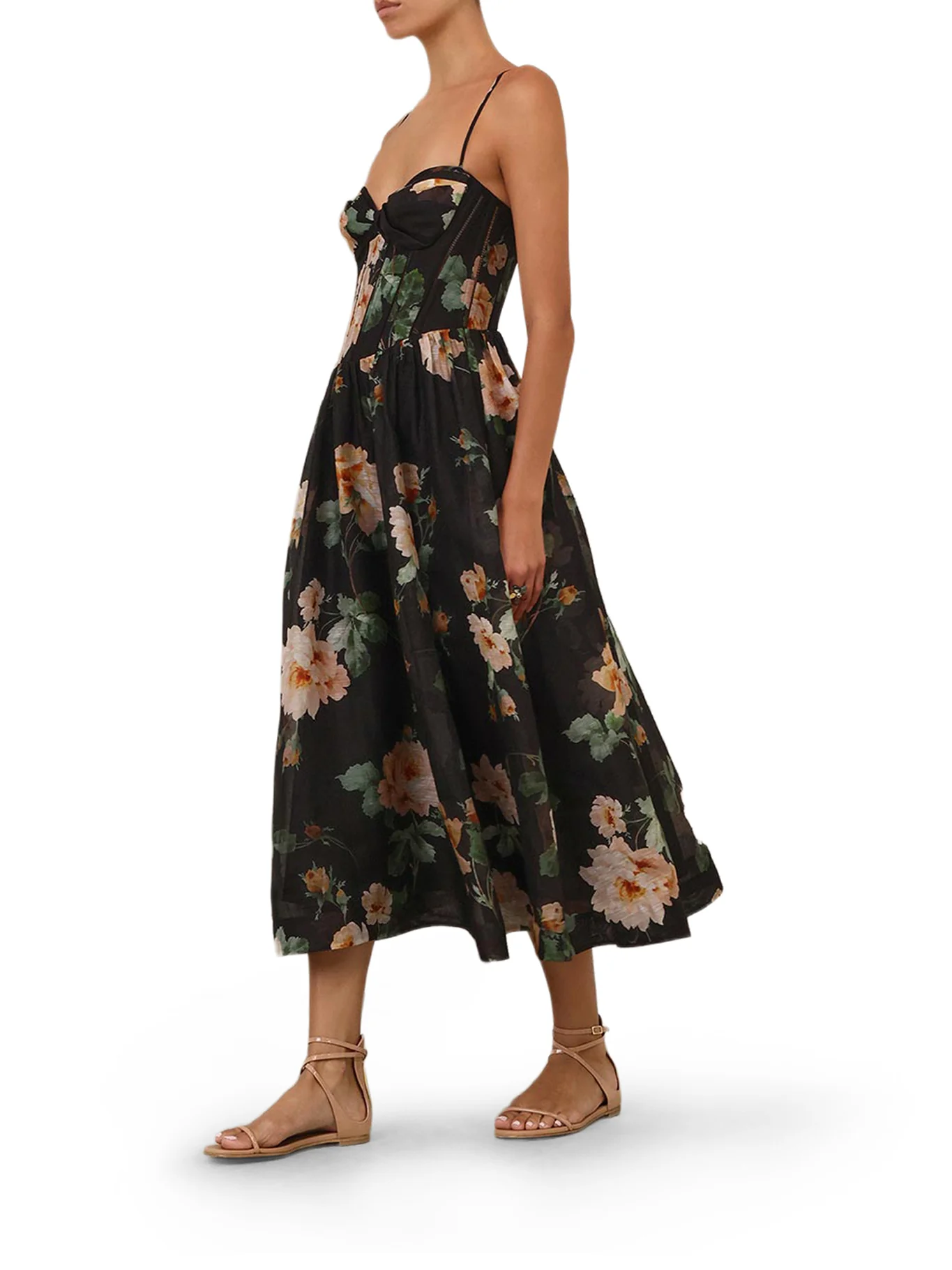 LUNA CORSET MIDI DRESS - Image 4
