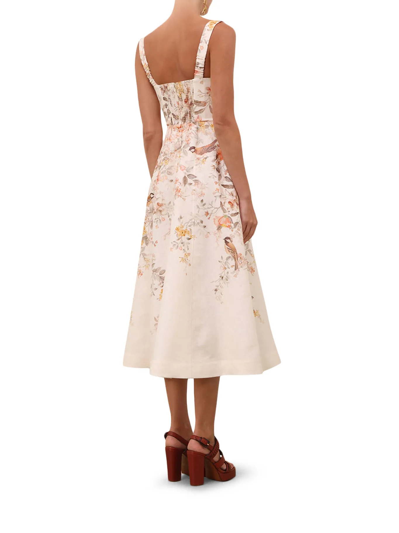 LUNA MIDI DRESS WITH BUTTONS - Image 4