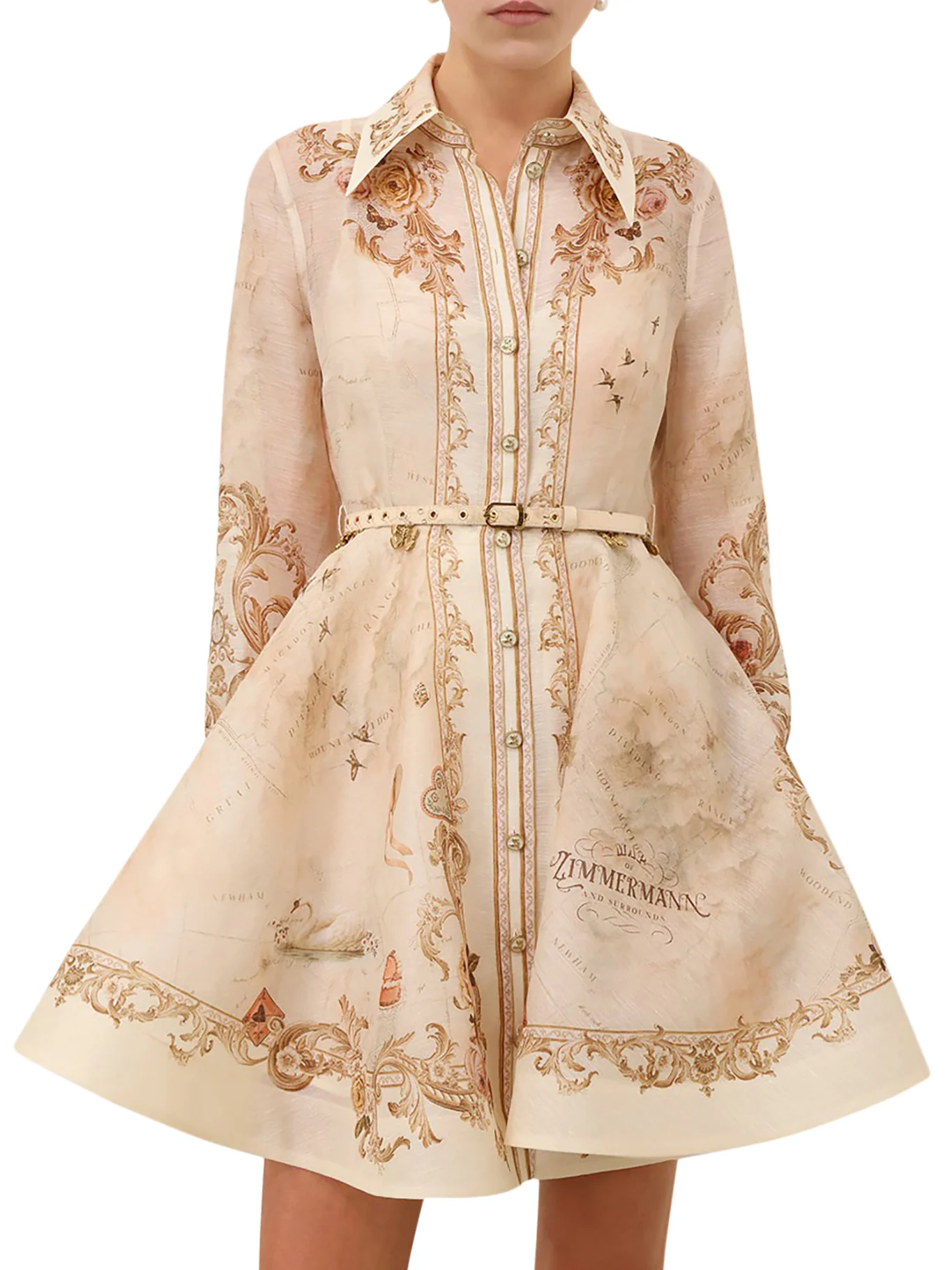 MEMENTO BUTTONED MINI DRESS - Image 3