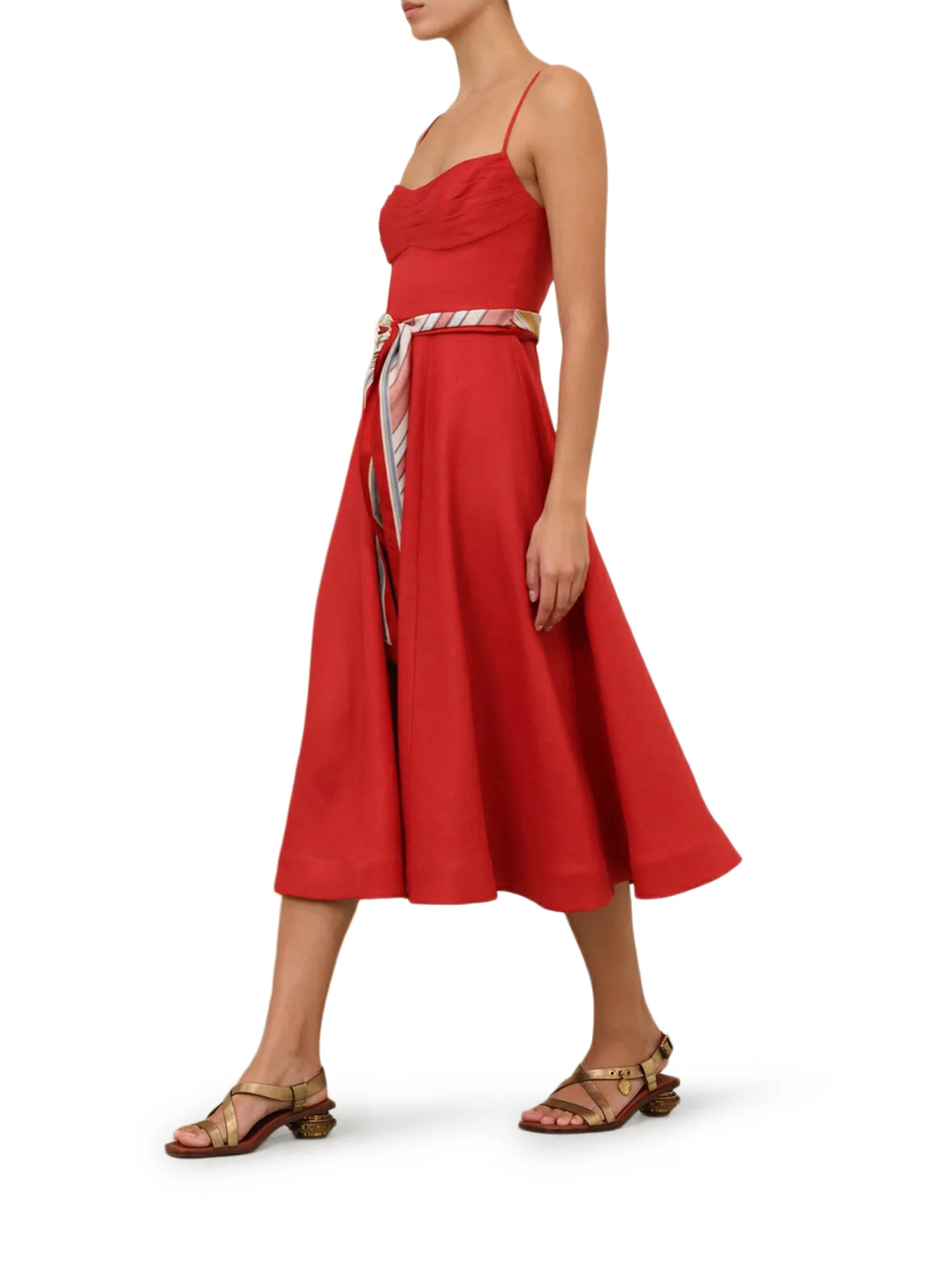 REBELLION TUCK MIDI DRESS - Image 4