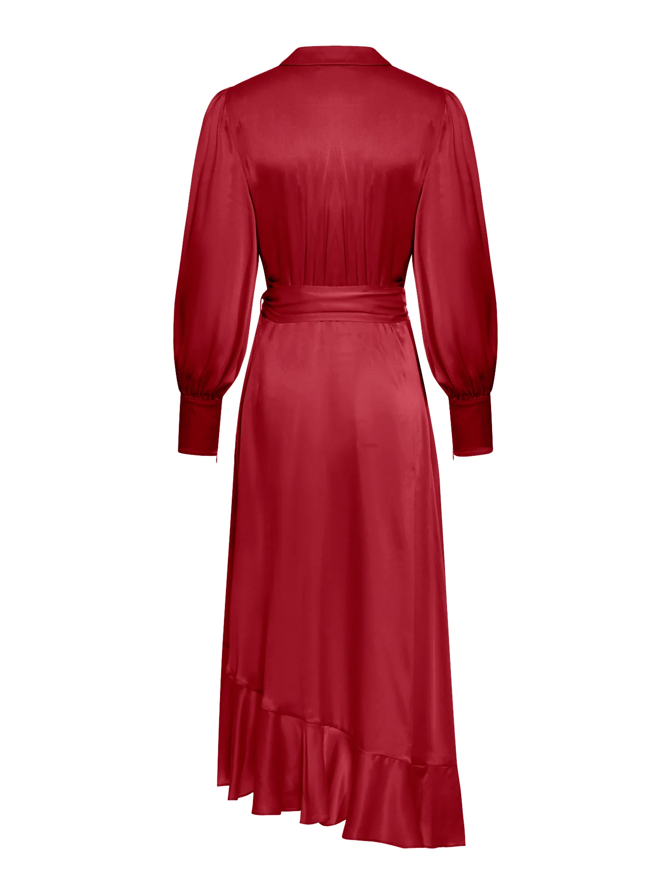 SILK WRAP DRESS - Image 2